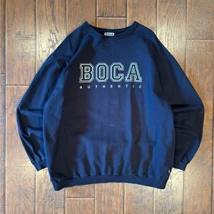 Vintage 90s BOCA Authentic Distressed Crewneck